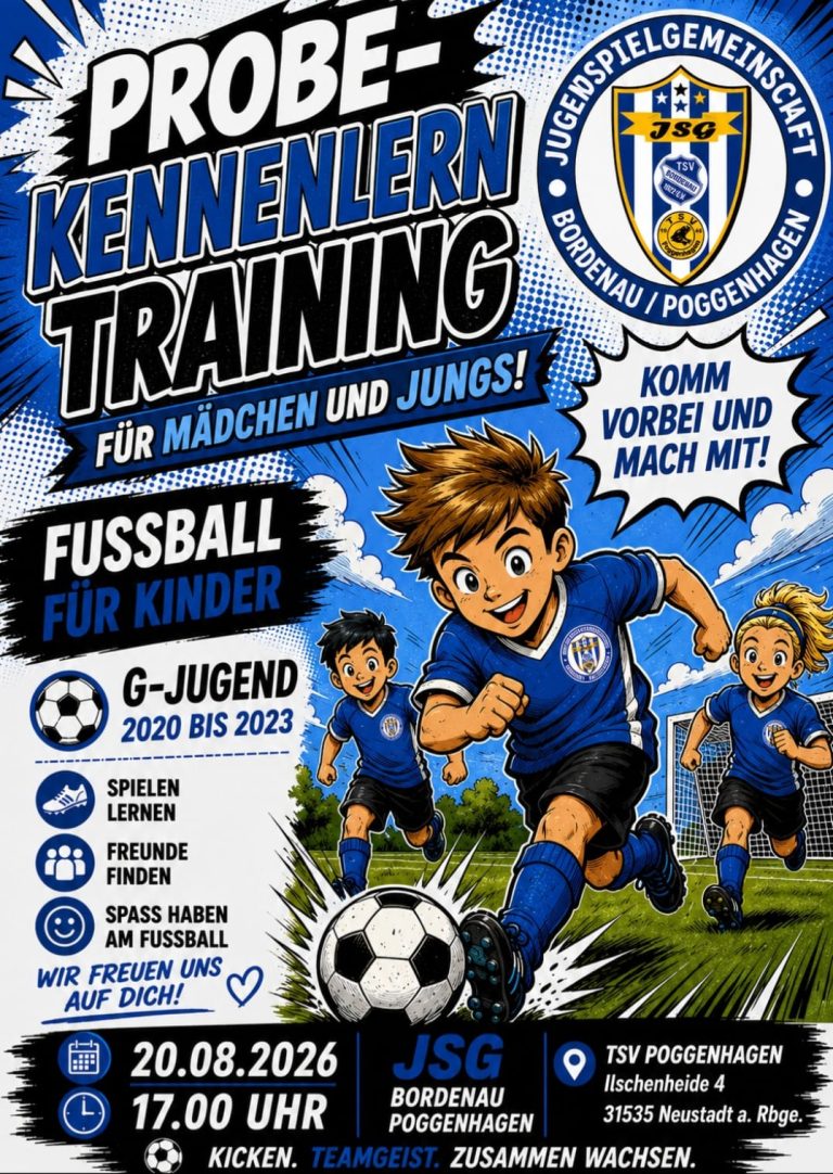 Probetraining – komm vorbei und mach mit